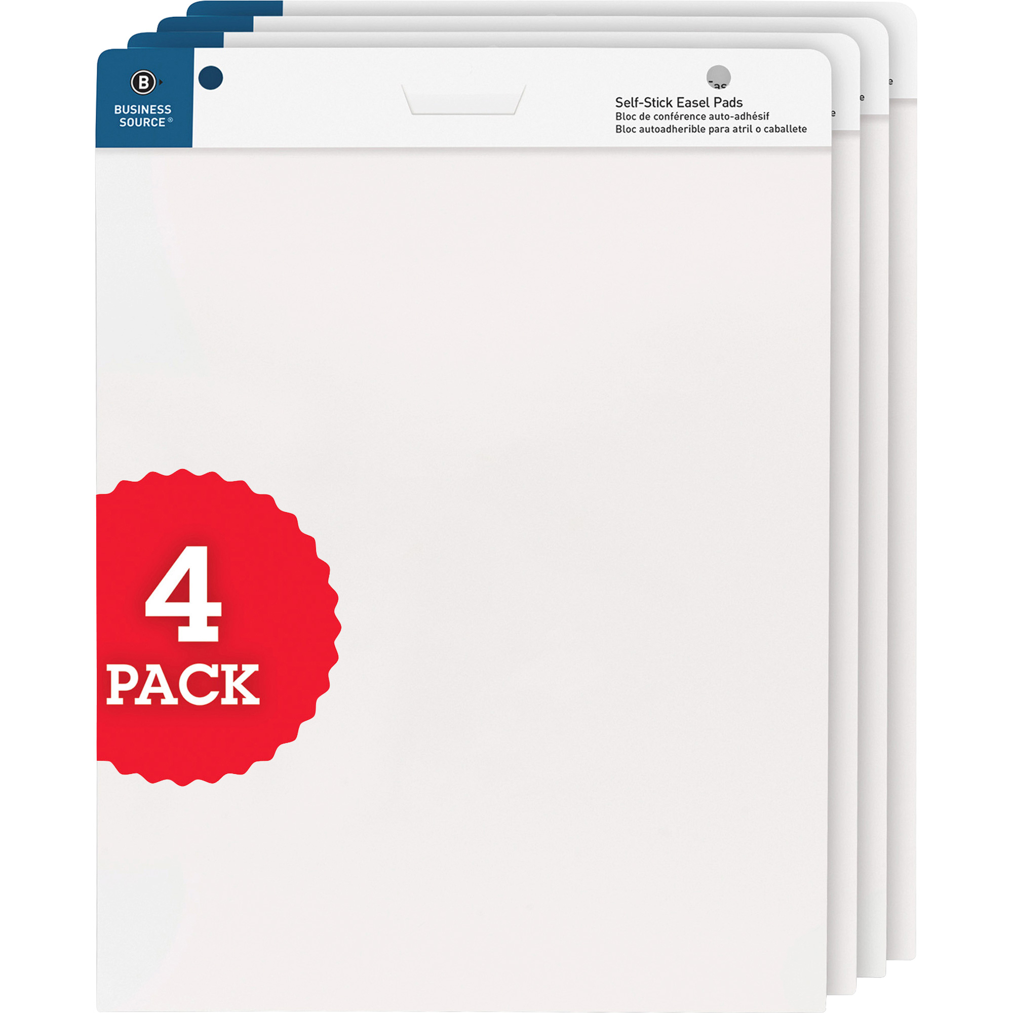 Post-it Self-Stick Easel Pads 25 x 30 White 30 Sheets 8/Pack