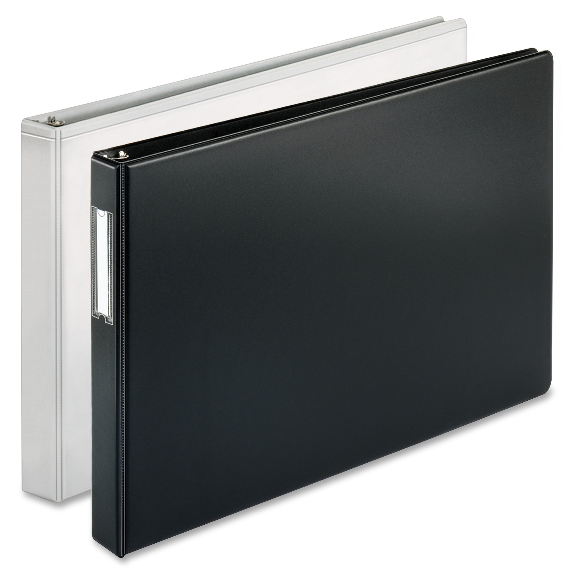 11x17 Binder Vinyl Panel with pockets Featuring a 4 Post White