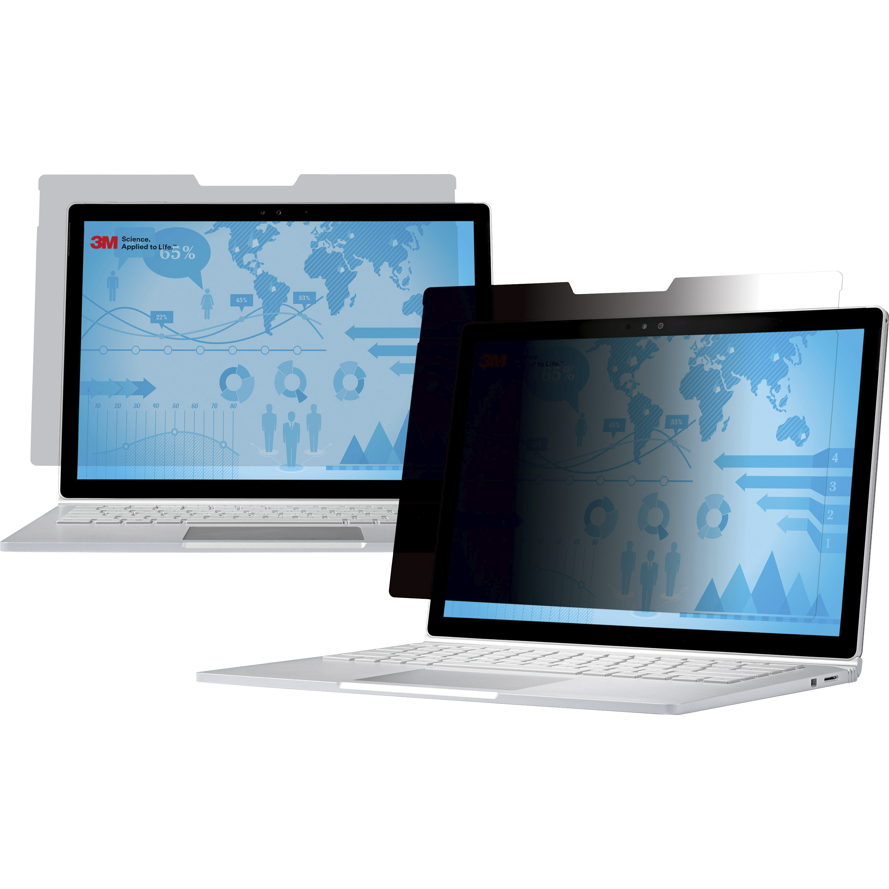 3M Privacy Filter Black, Matte Privacy Filters 3M