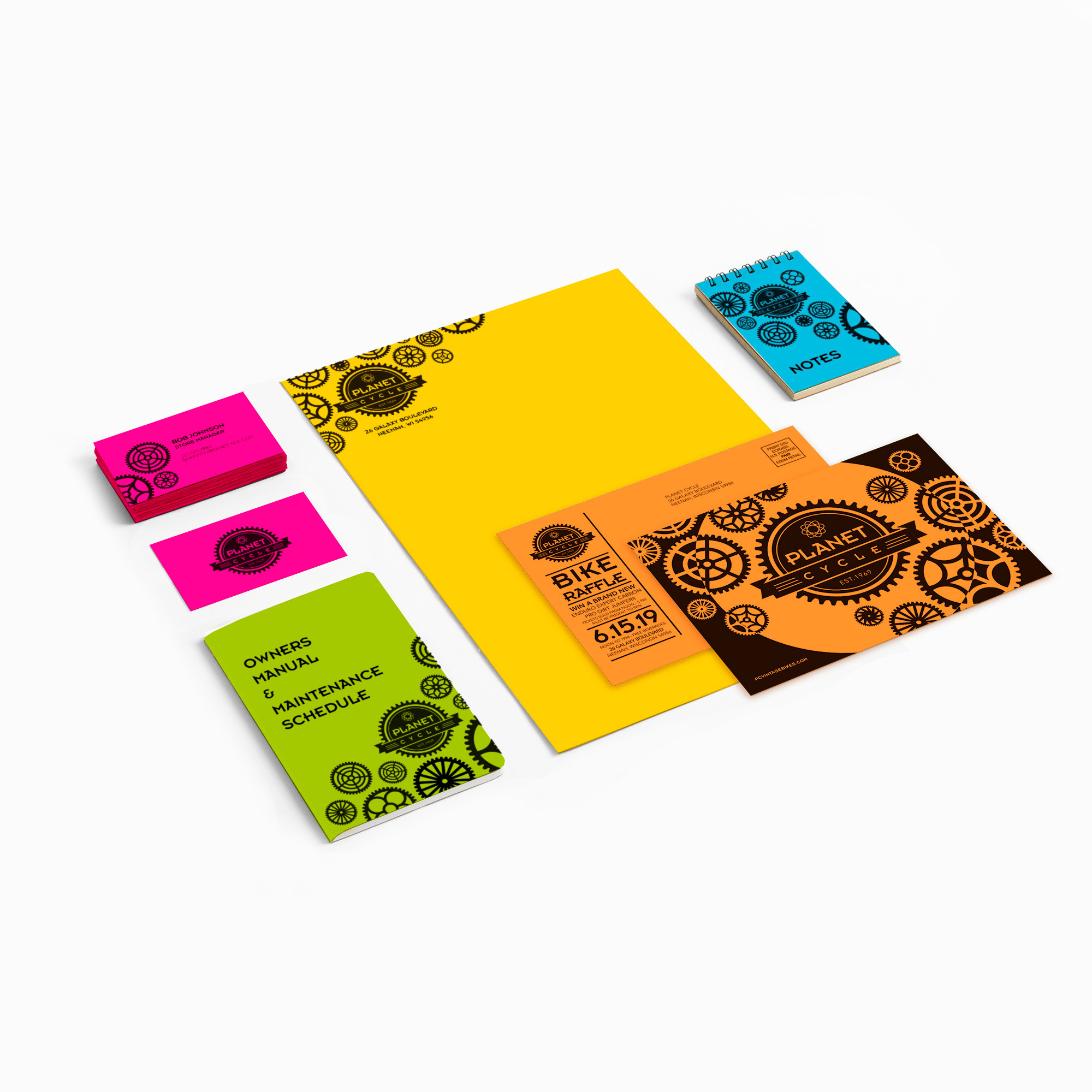 Neon Bright Colors Printable Cardstock Paper 8 1/2x11