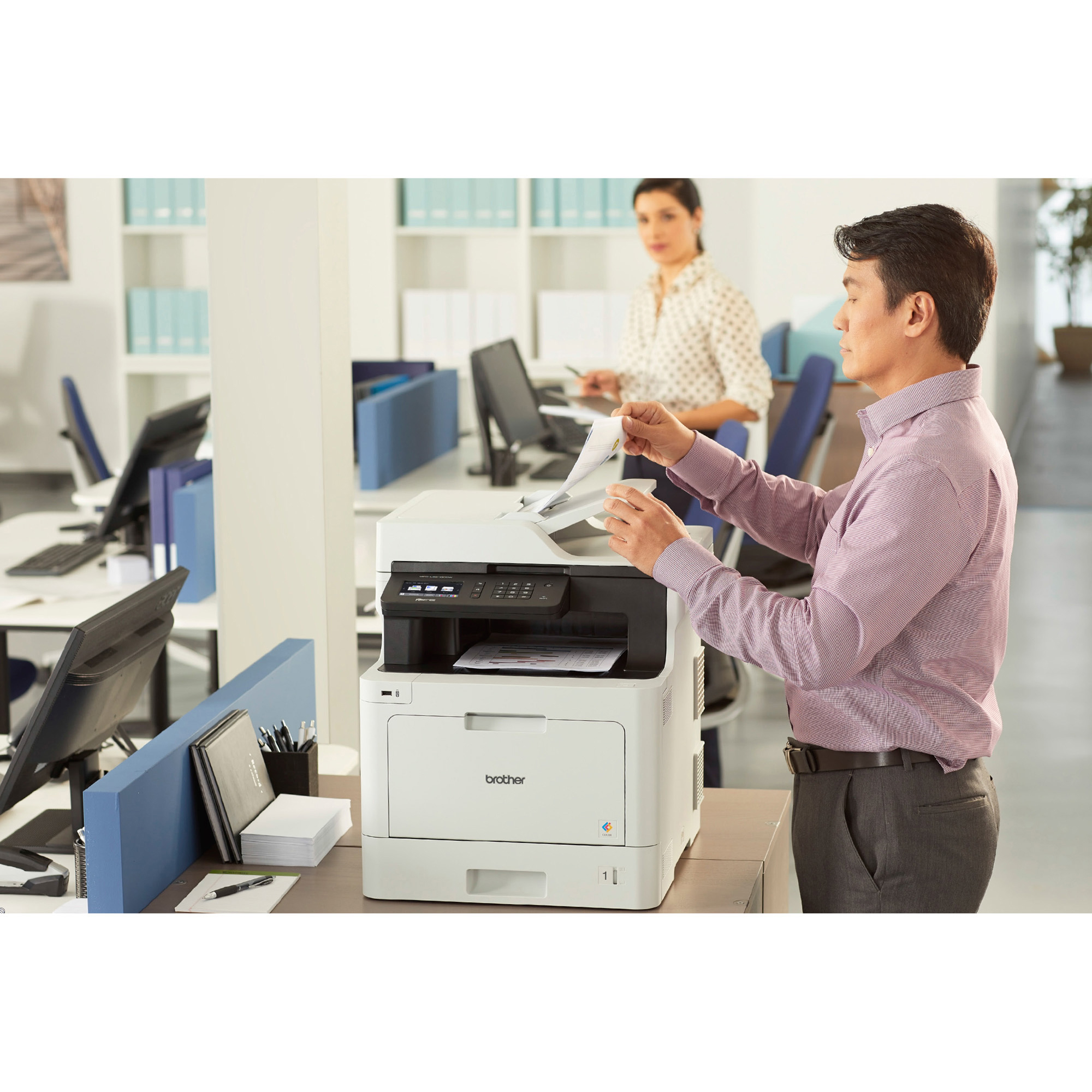 Brother MFC-L8900CDW A4 Wireless Colour Laser Multifunctional Printer,  White