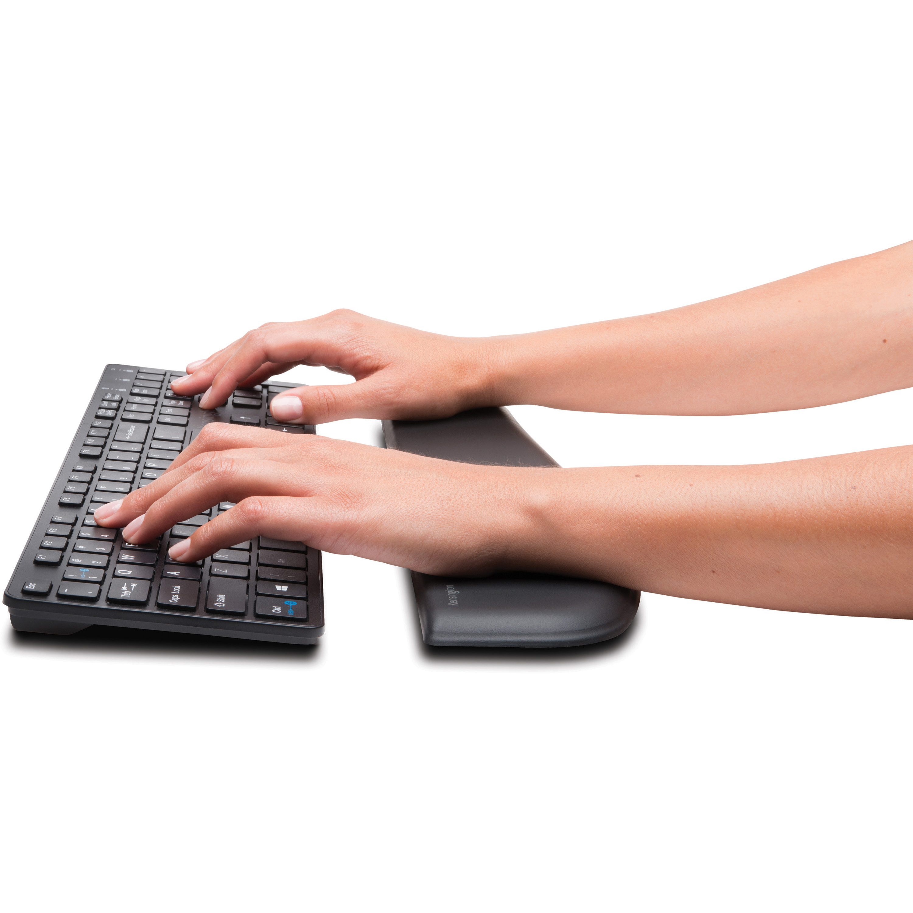 Kensington ErgoSoft Wrist Rest for Standard Keyboards - 0.39" (10 mm) x ...