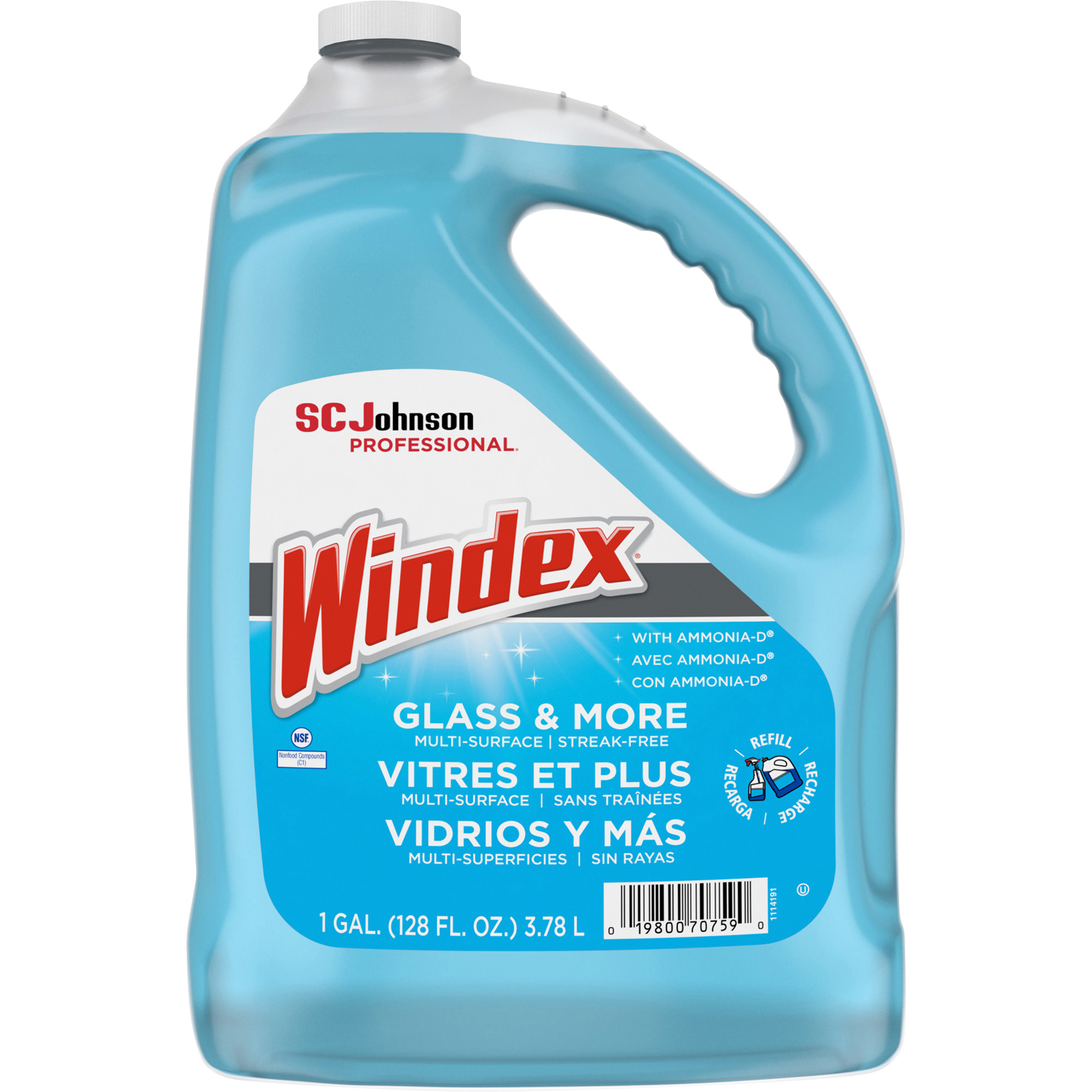 Windex® Glass Cleaner with Ammonia-D - Liquid - 128 SJN696503CT, SJN  696503CT - Office Supply Hut