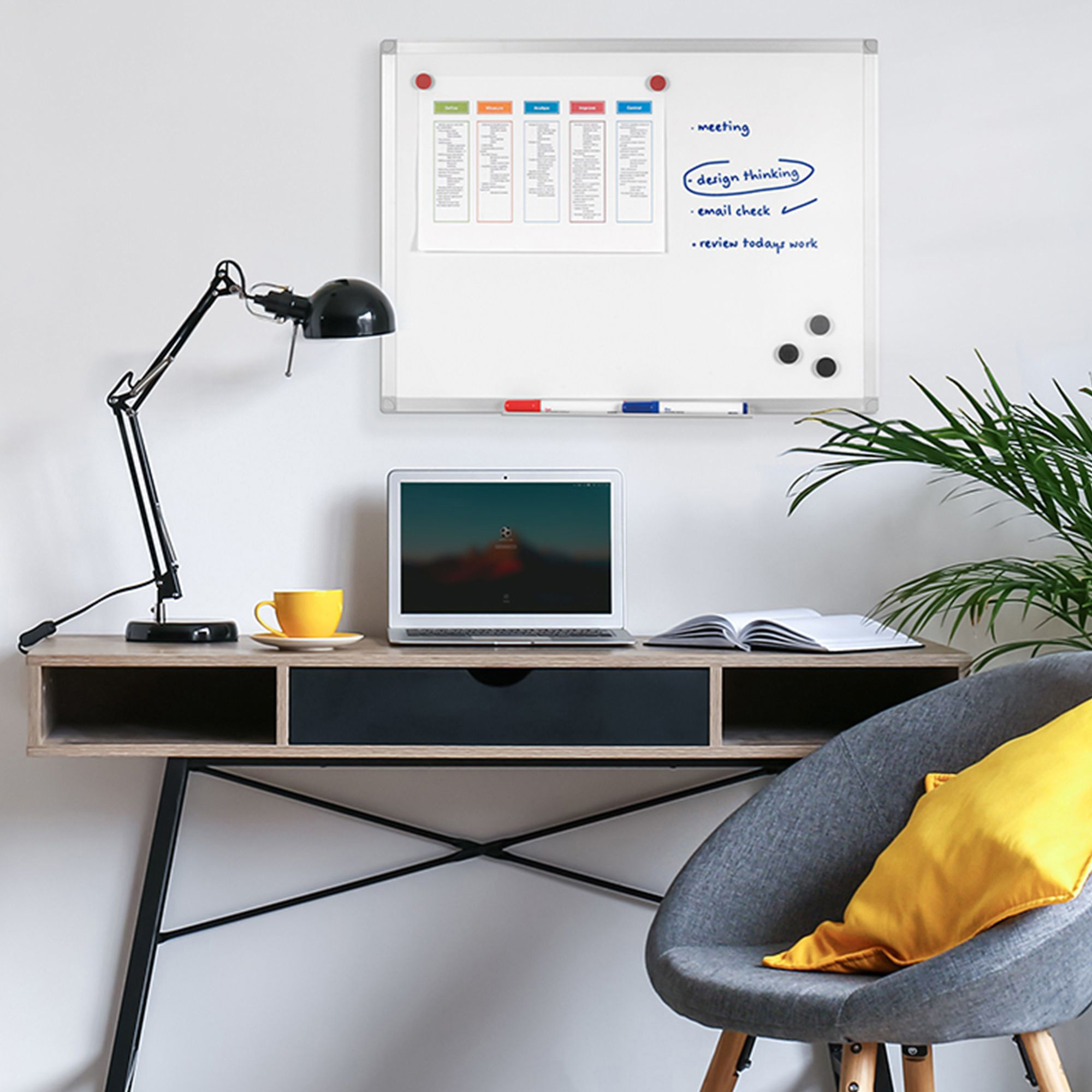 Ghent Harmony Dry Erase Board - 60 (5 ft) Width x 48 (4 ft