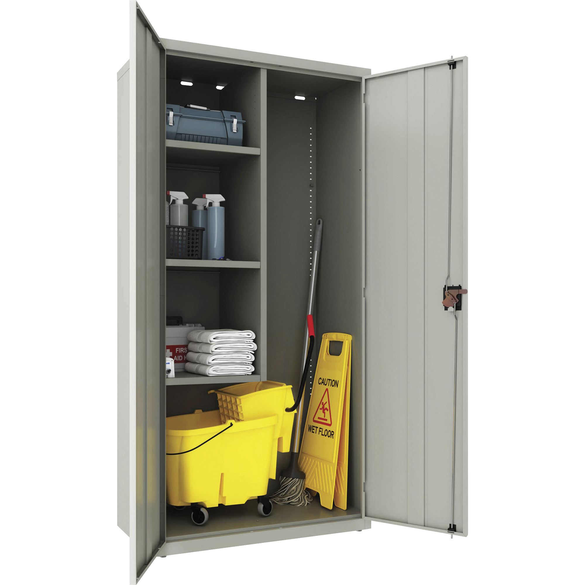 Janitorial Cabinet Lorell Furniture