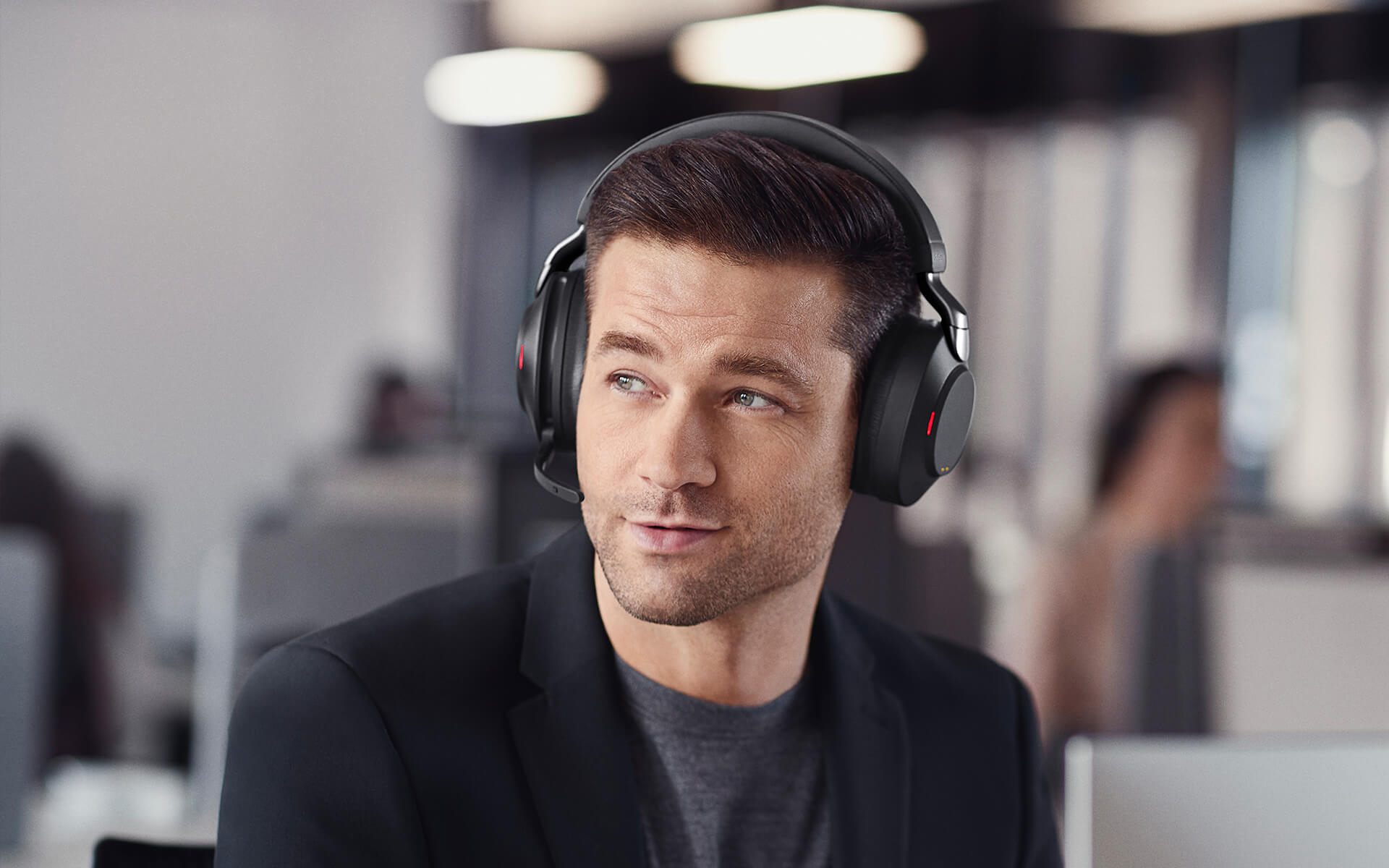 Casque Evolve2 85 Sans fil Sur tête St&eacute;r&eacute;o - Noir Jabra