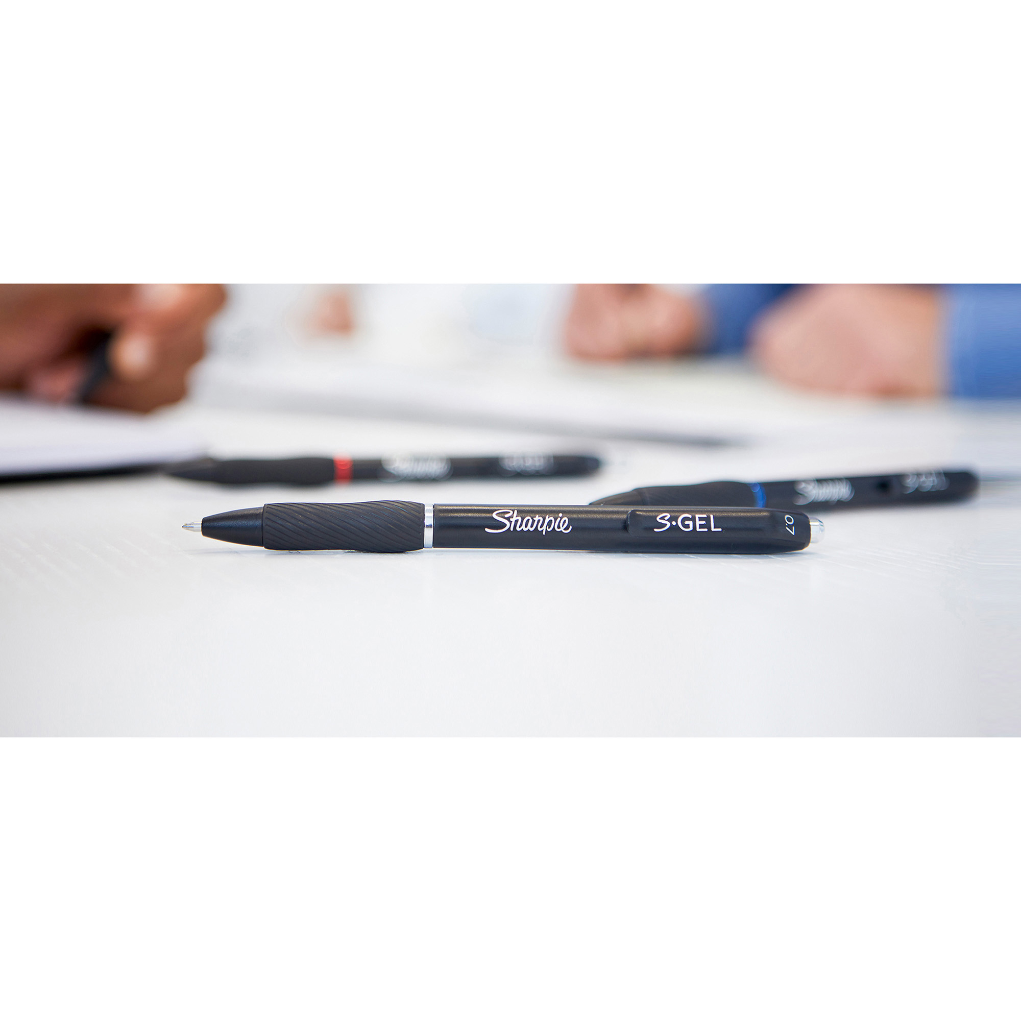 Sharpie S Gel Metal Barrel Gel Pens Medium Point 0.7 mm Gunmetal