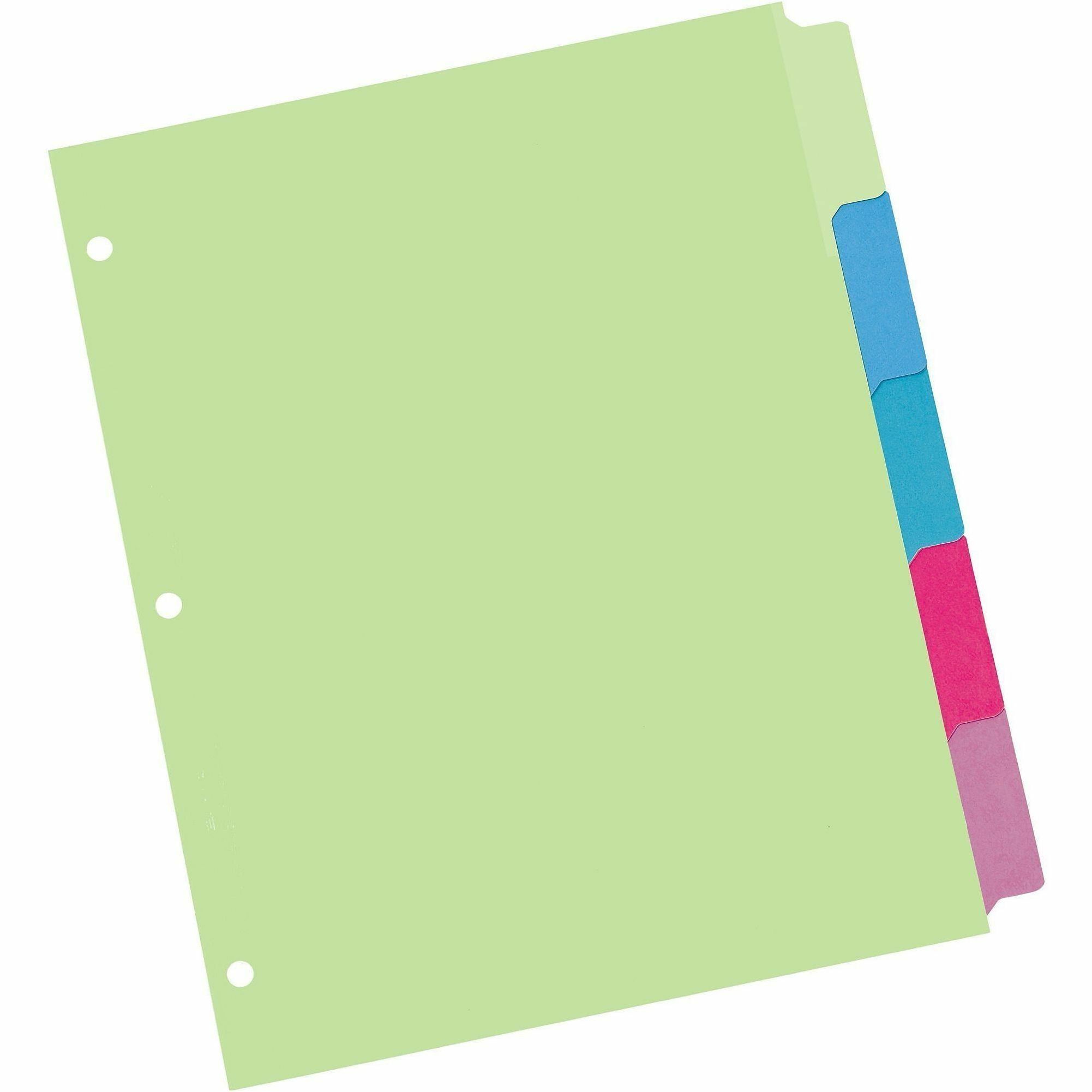 Avery&reg; - Intercalaires Écrire et effacer Big Tab™, 5 onglets / 1 jeu