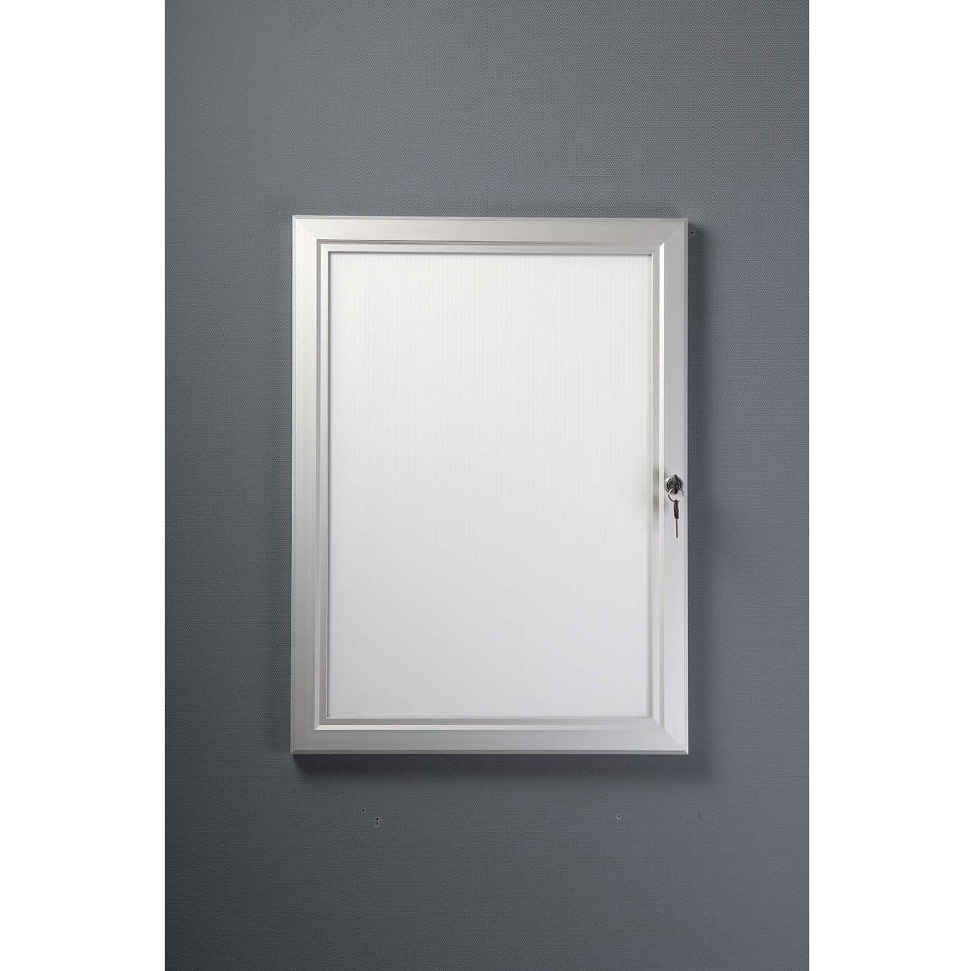 Seco Classic Snap Frame - 36 x 48 Frame Size - Rectangle - Black - 1 Each  - Aluminum - Silver