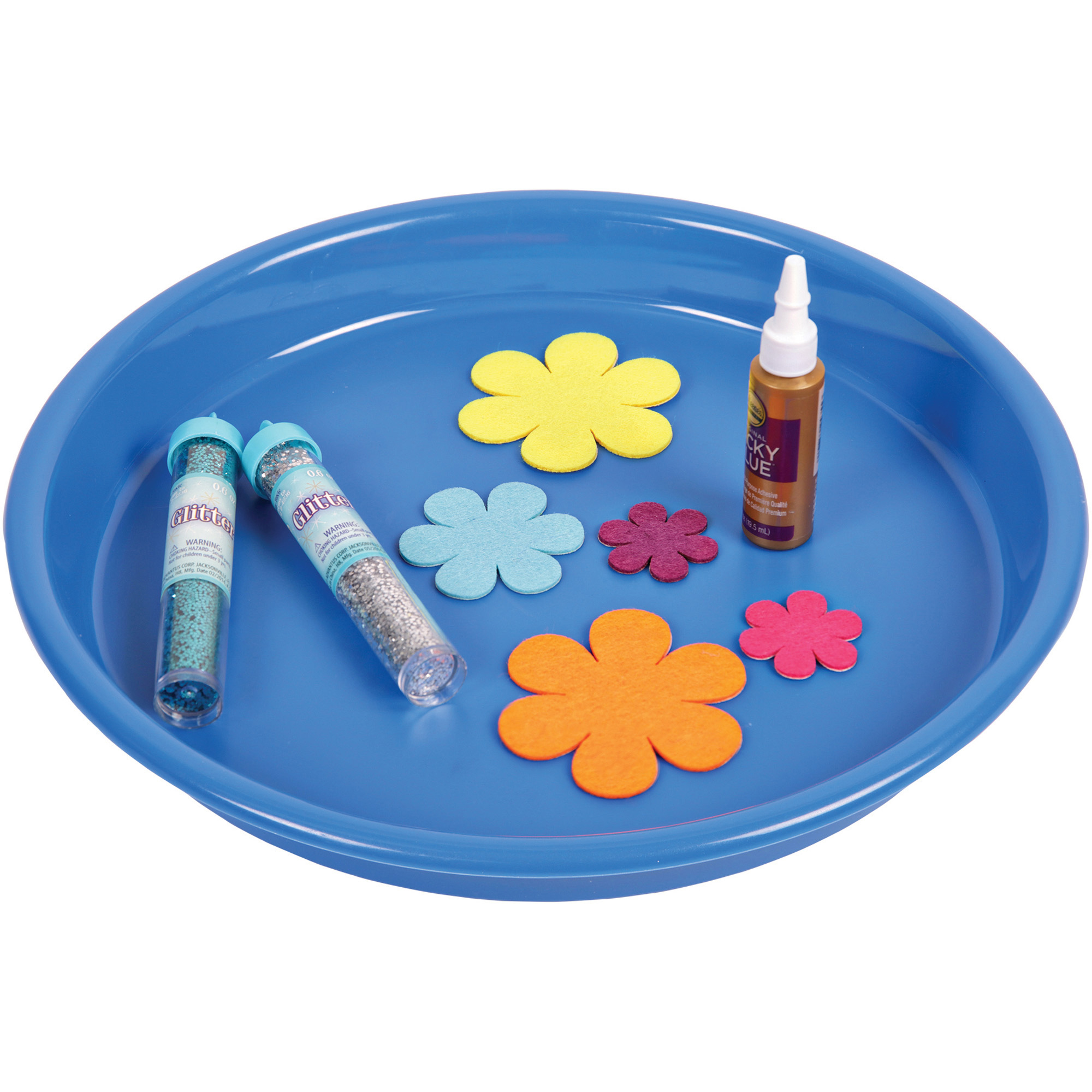 Deflecto Kids Antimicrobial Round Craft Tray - The Office Point
