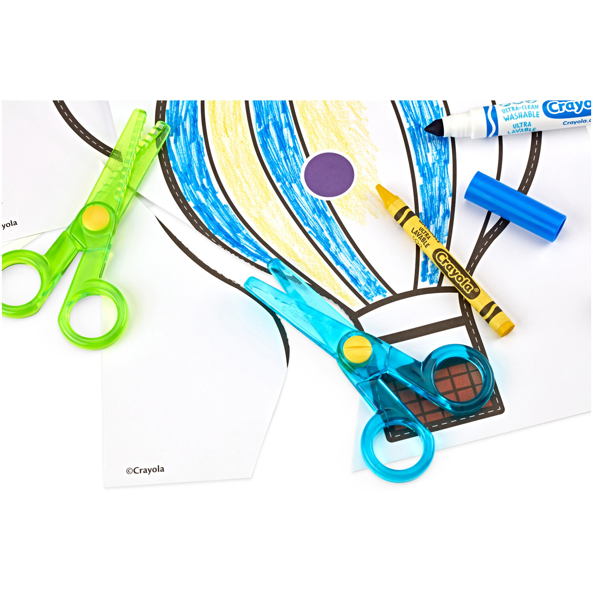 Crayola Young Kids Scissor Skills Activity Kit - Zerbee