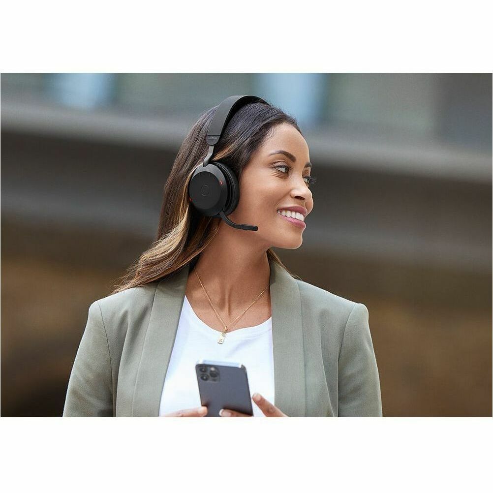 Casque d'&eacute;coute st&eacute;r&eacute;o sans fil Evolve2 75 - Jabra