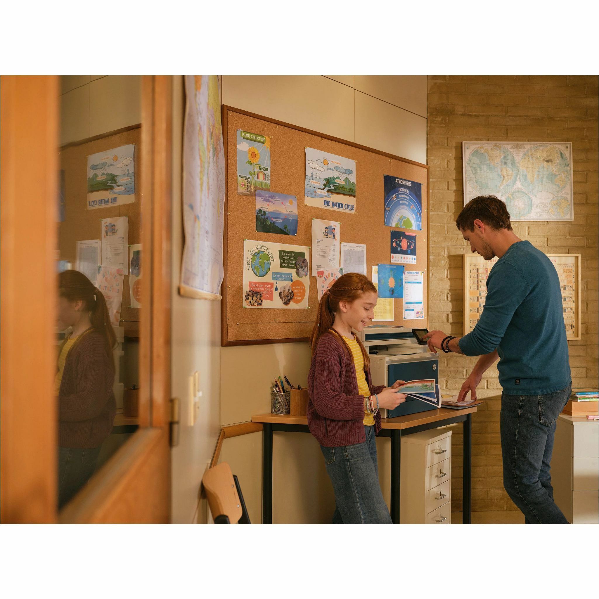 Imprimante laser couleur tout-en-un sans fil, scanner, copieur et fax HP Color LaserJet Pro MFP 4301fdw