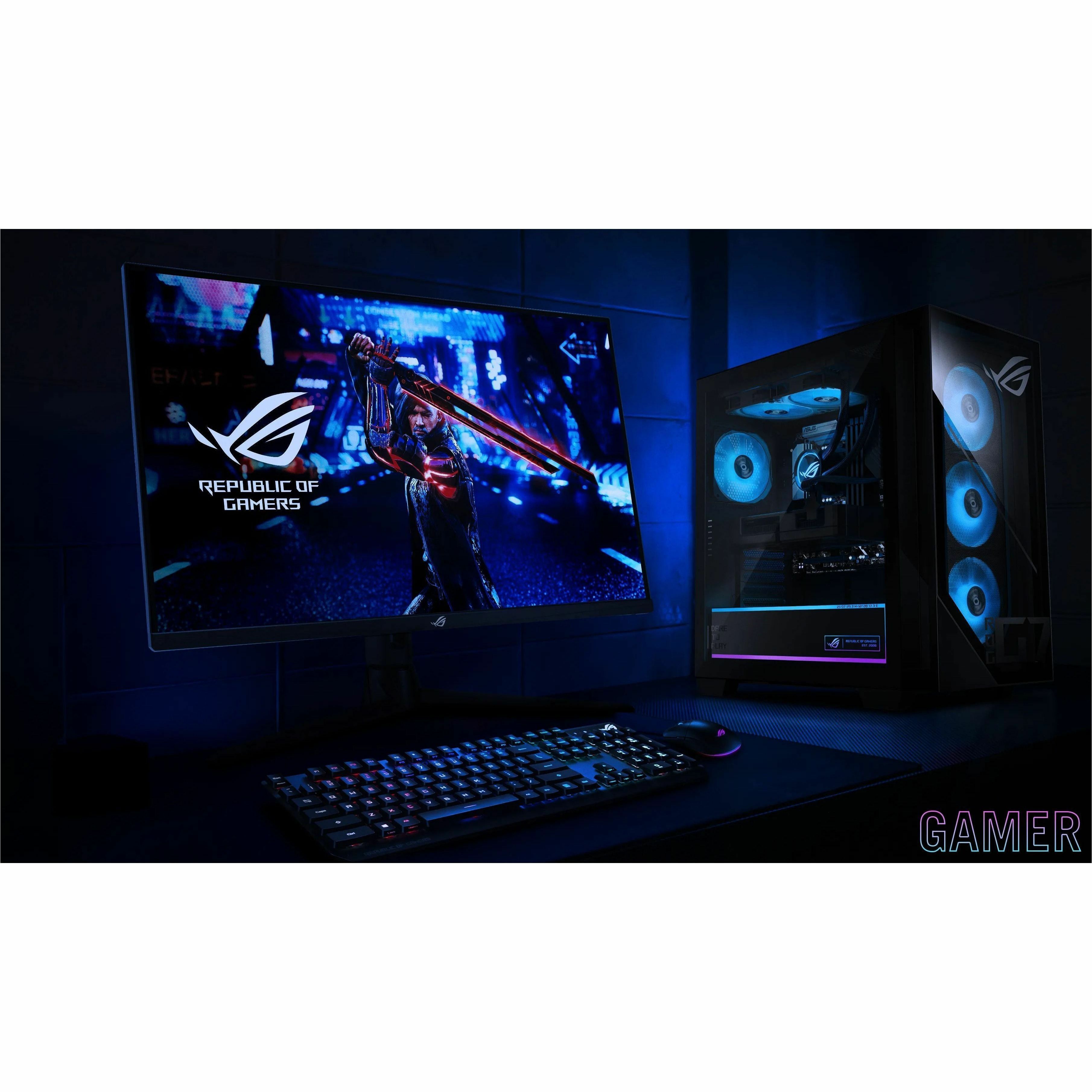 Asus ROG GM700 GM700TZ-PB564 Gaming Desktop Computer - AMD Ryzen 5 8400F - 16 GB - 1 TB PCI Express NVMe 4.0 SSD - Black — image 5