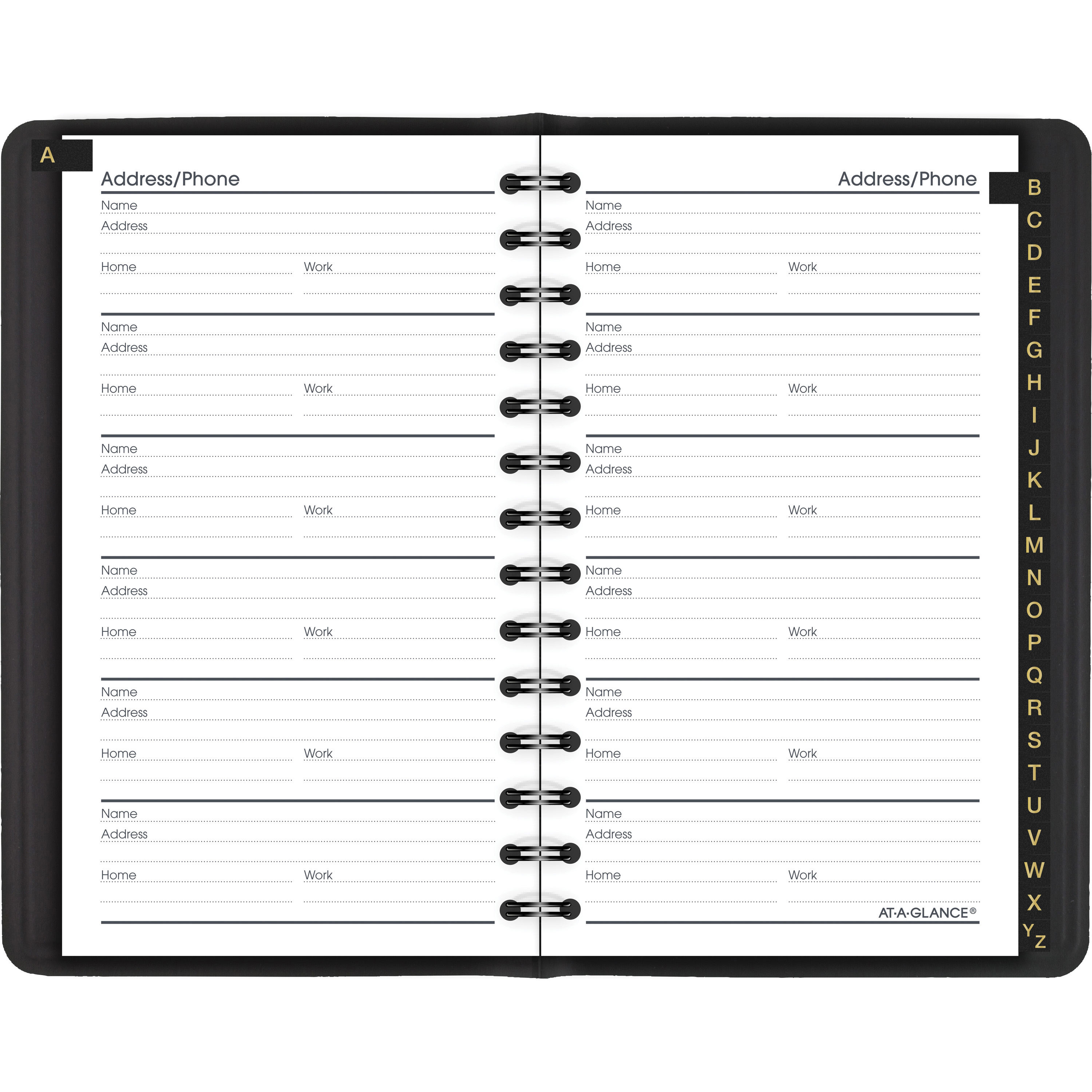 AtAGlance Small Telephone Address Book