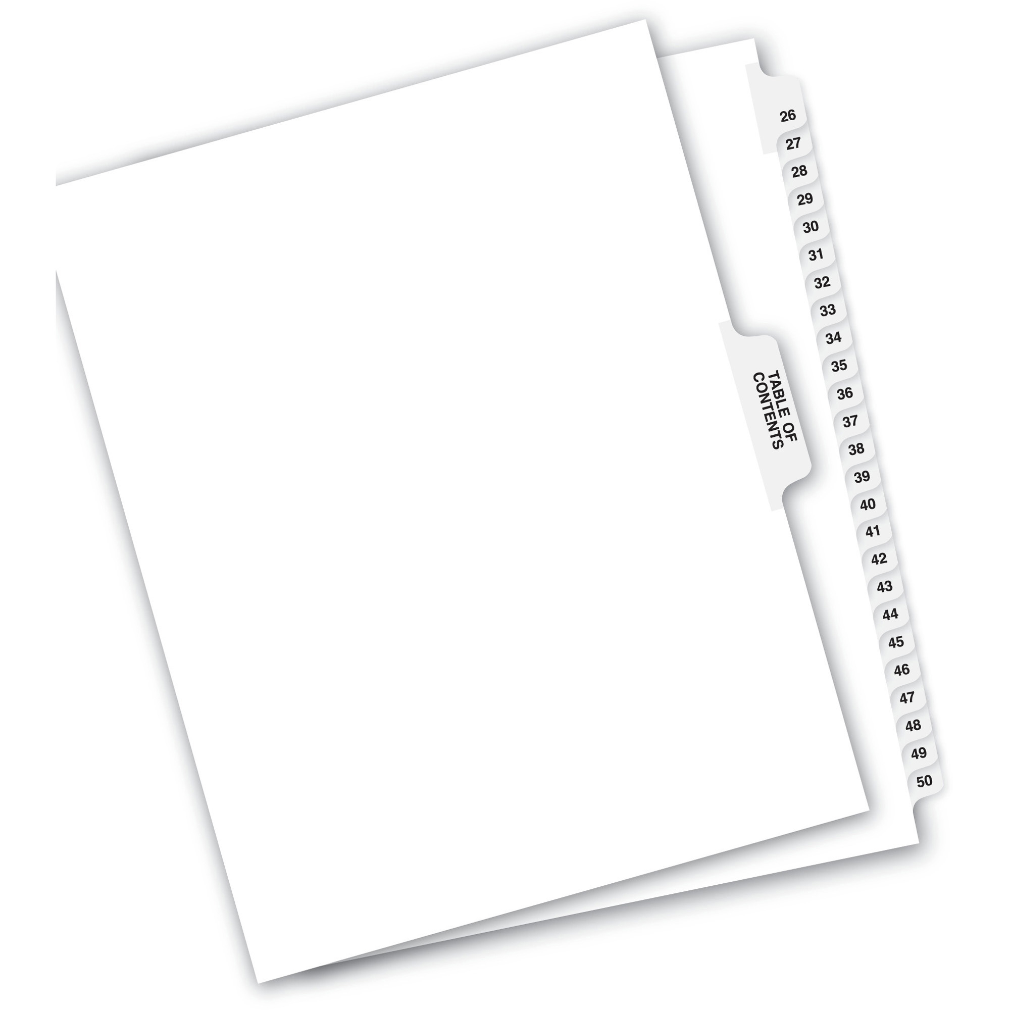 Avery® Premium Collated Legal Exhibit Dividers With Table Of Contents Tab Avery Style Legal