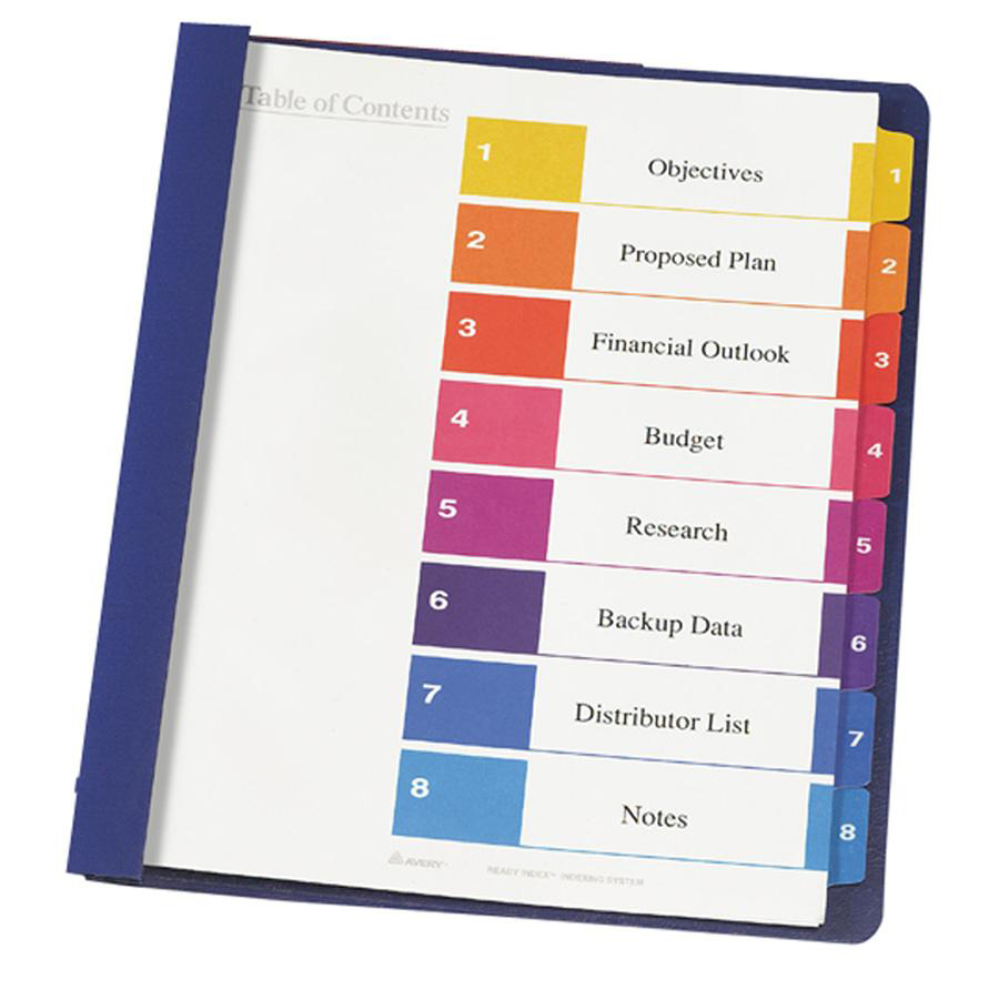 Avery 47961, Avery Coated Paper Clear Front Report Cover, AVE47961, AVE