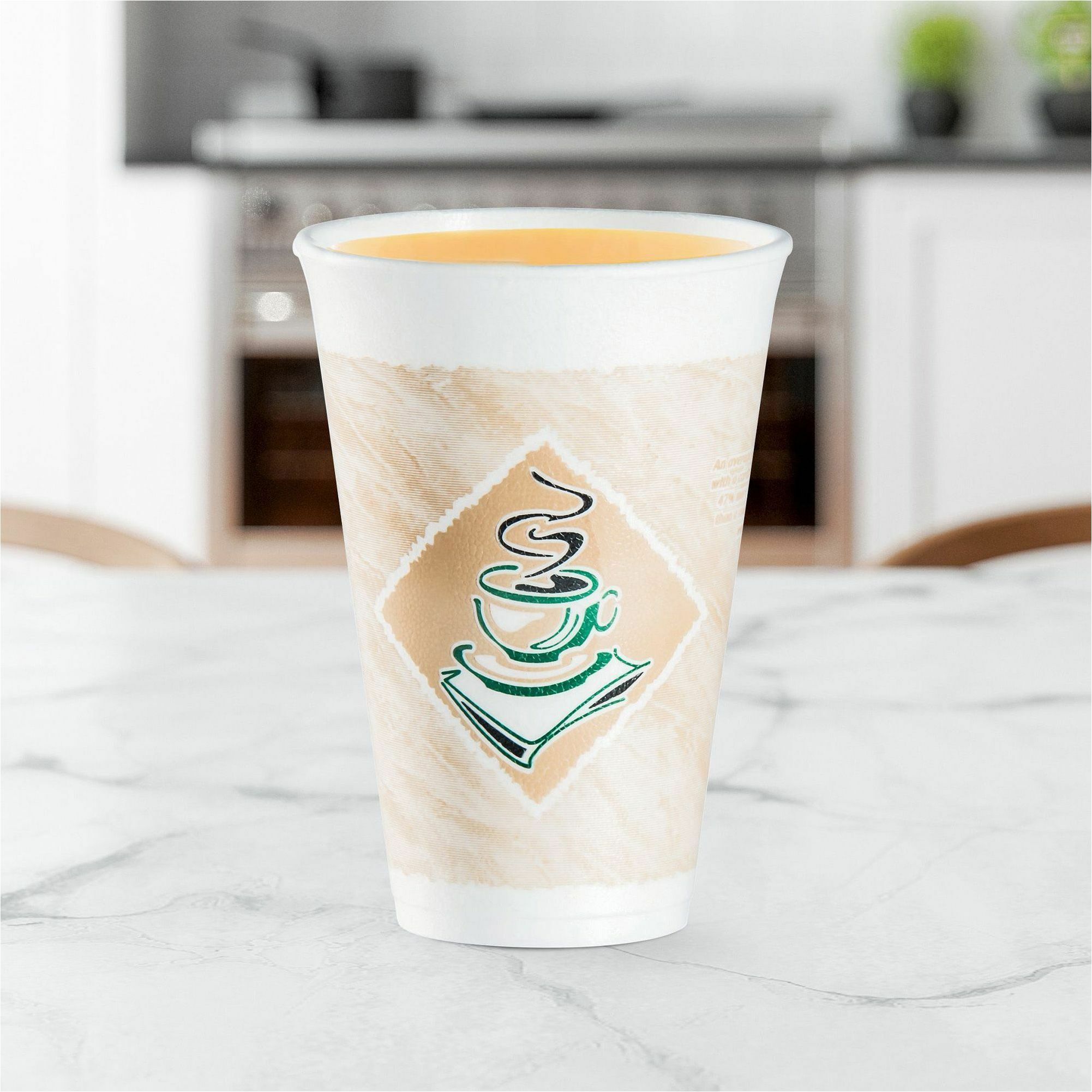 Dart Insulated Foam Cups - 25 / Bag - 40 / Carton - White - Foam - Coffee,  Soft Drink, Hot Cider, Hot Chocolate, Juice, Cappuccino, Tea, Cold Drink