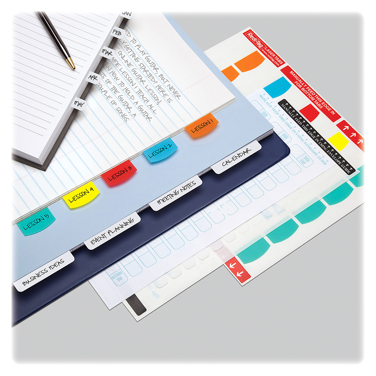 RediTag Laser Printable Index Tabs Tab Inserts RediTag Corporation