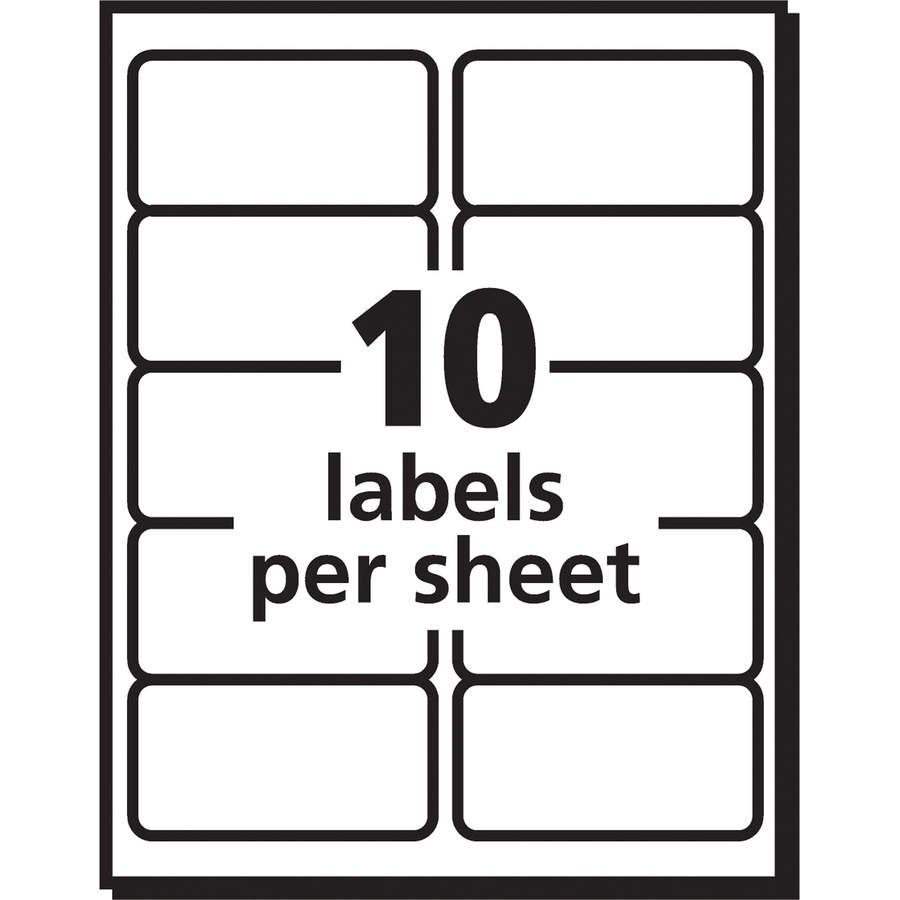 Avery® Easy Peel White Shipping Labels FSIoffice