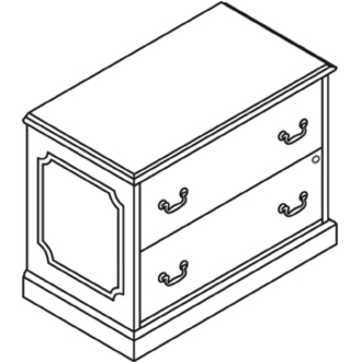 Picture of HON 94000 Series 2-Drawer Lateral File