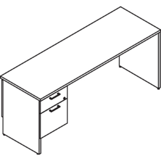 Picture of Lacasse Concept 300 Credenza - 2-Drawer