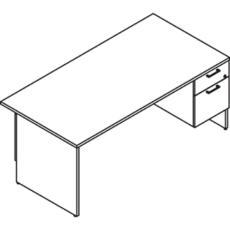Picture of Lacasse Concept 300 Right Pedestal Desk