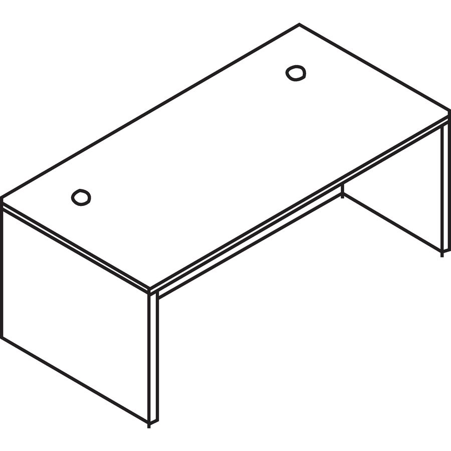 Bureau rectangulaire BL Series basyx&reg; - HON