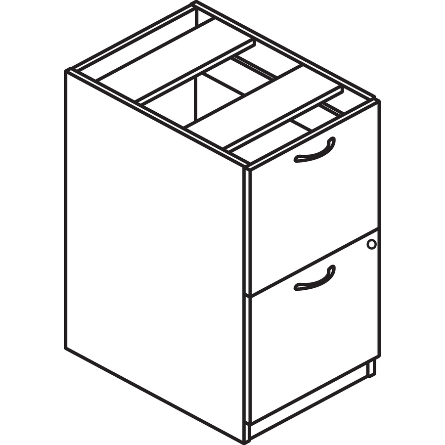 Classeur sur pi&eacute;destal de la s&eacute;rie basyx&reg; BL Lamin&eacute; - HON