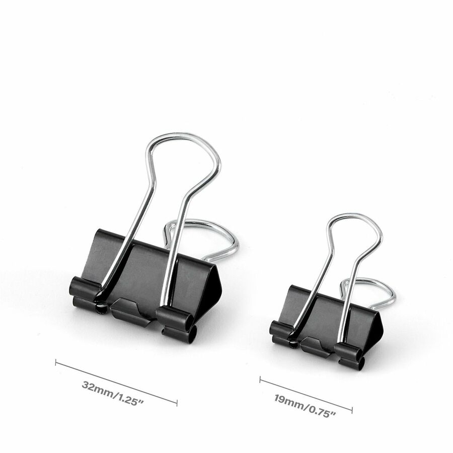 Business Source Small/Medium Binder Clips Set