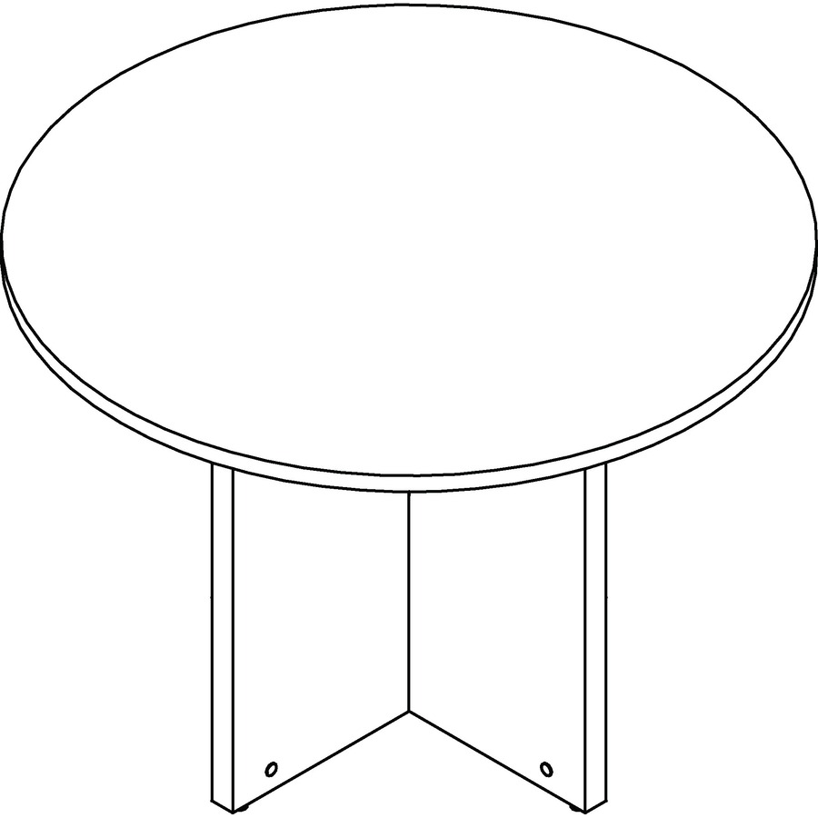 round table clipart black and white
