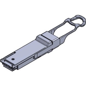 Axiom 40GBASE-SR4L QSFP+ transceiver for Mellanox 40 GbE multimode fiber links — line-art view