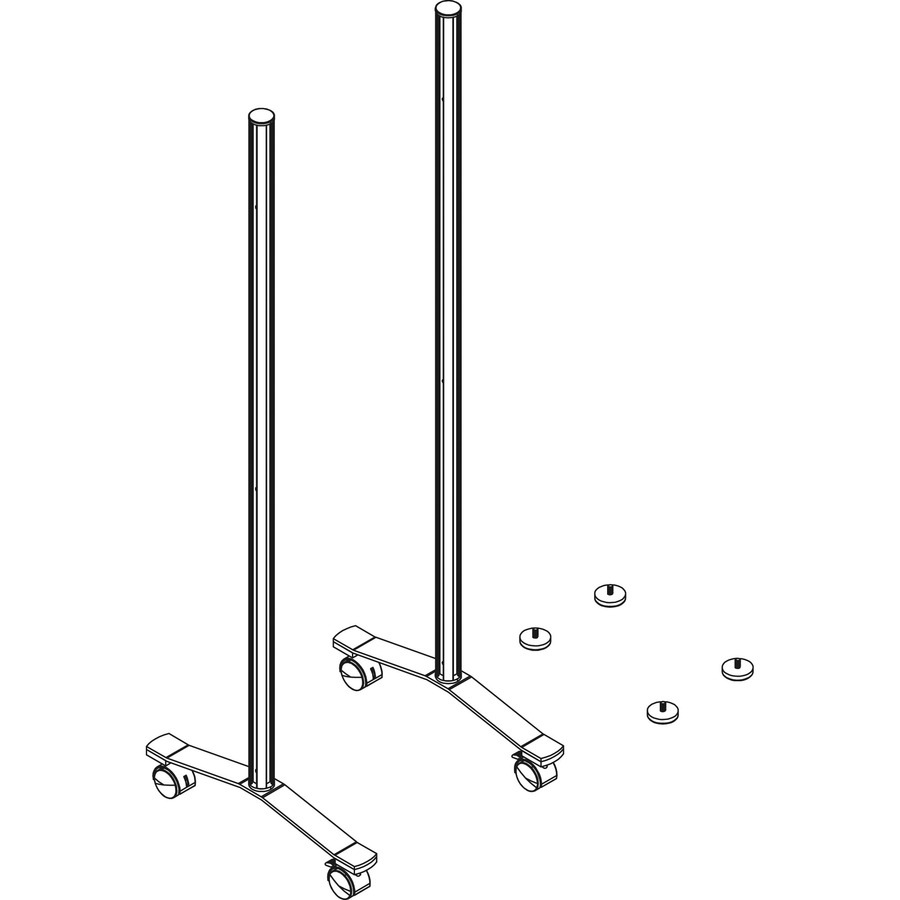 Picture of Lorell Adaptable Panel Legs for 50"H Configuration