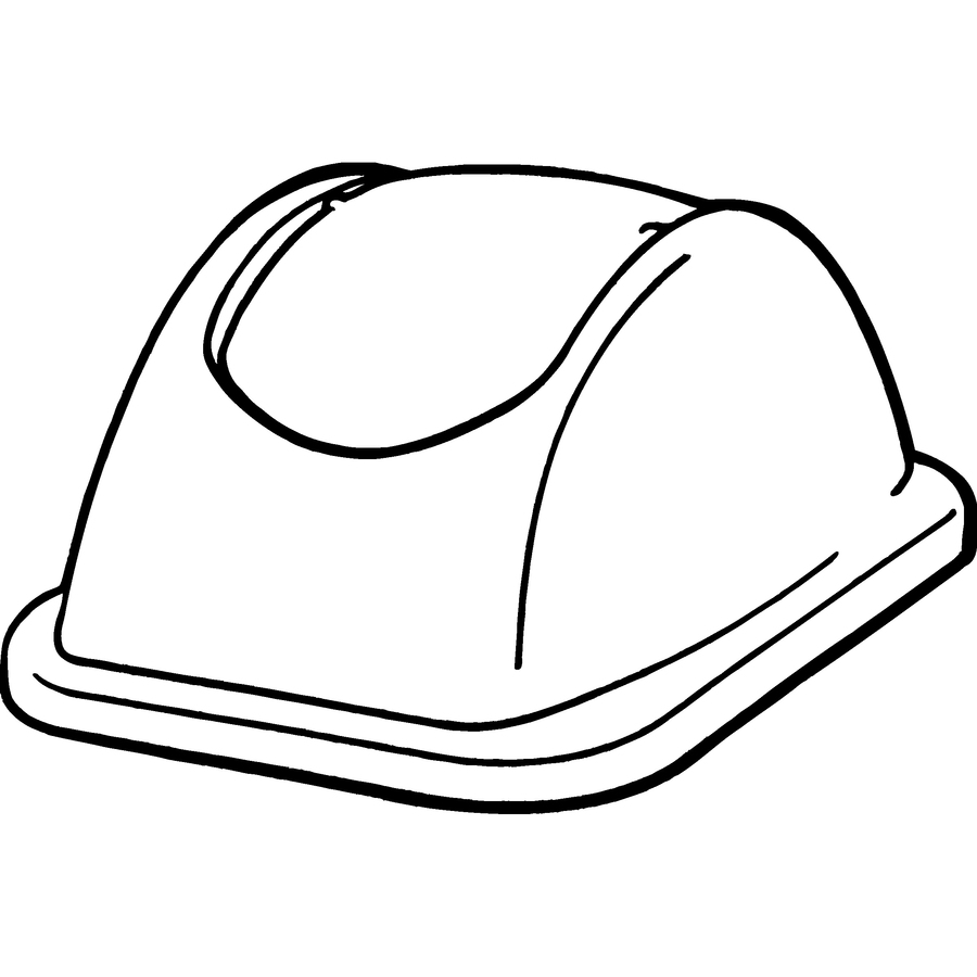 Picture of Rubbermaid Commercial 28-quart Wastebasket Lid