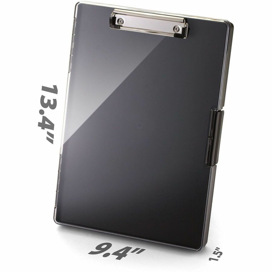 Officemate - Boîte de rangement avec pince