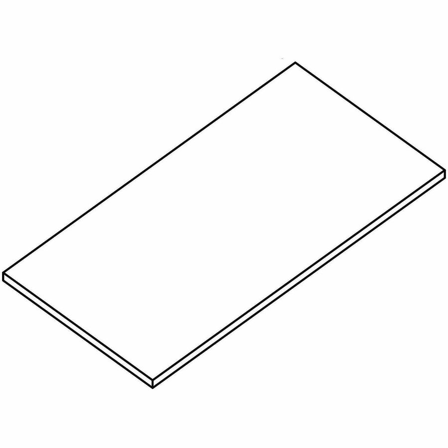 Lorell Multipurpose Tabletops - Laminated Rectangle Top - 30" Table Top Width x 60" Table Top Depth x 1" Table Top Thickness - 1" Height - Training, Multipurpose - Assembly Required - Modern Elm - Particleboard Top Material - 1 Each