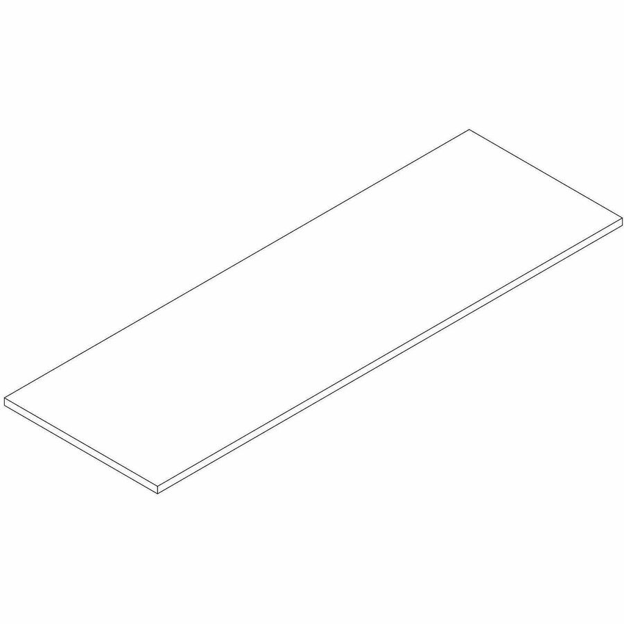 Lorell Multipurpose Tabletops - Laminated Rectangle Top - 24" Table Top Width x 72" Table Top Depth x 1" Table Top Thickness - 1" Height - Training, Multipurpose - Assembly Required - Modern Elm - Particleboard Top Material - 1 Each