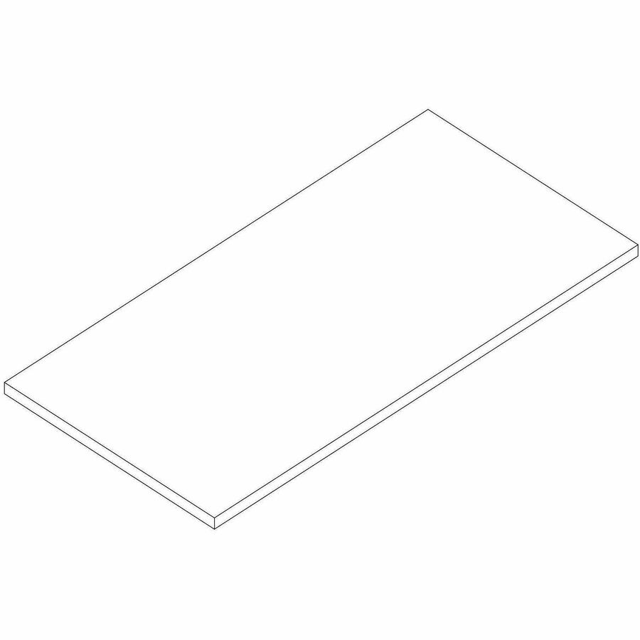 Lorell Multipurpose Tabletops - Laminated Rectangle Top - 24" Table Top Width x 60" Table Top Depth x 1" Table Top Thickness - 1" Height - Training, Multipurpose - Assembly Required - Modern Elm - Particleboard Top Material - 1 Each