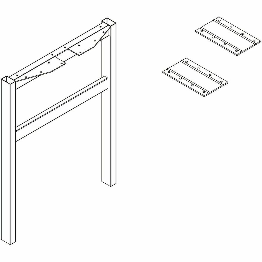 Lorell Return - Assembly Required - Black - 1 Each