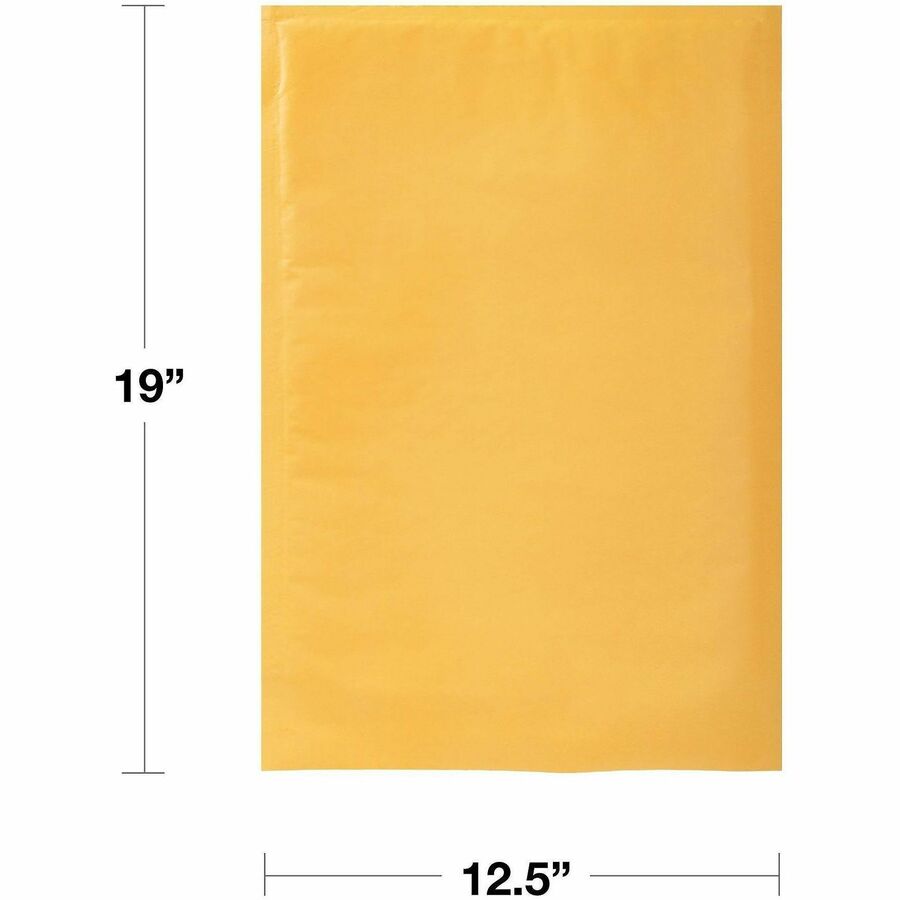 Lindenmeyr Explorer Kraft Self-Seal Bubble Mailers - Bubble/Shipping - #6 - 12 1/2" Width x 19" Length - Self-sealing - Kraft - Kraft - 50 / Carton - Kennedy Office