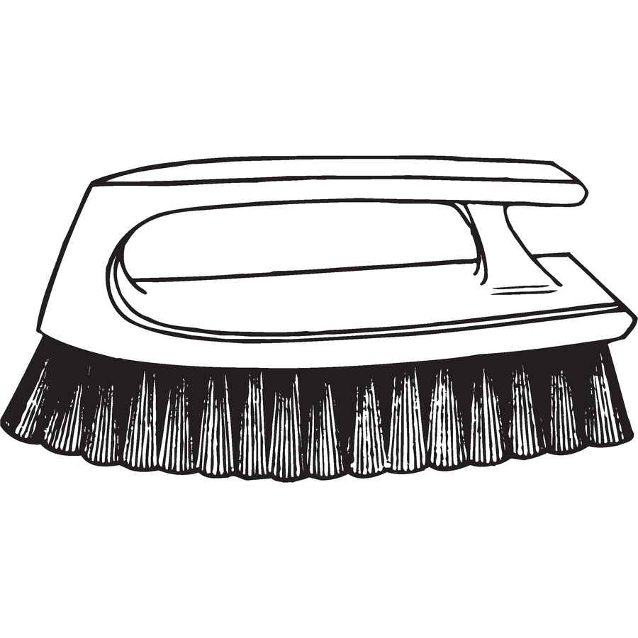 Rubbermaid Commercial Iron Handle Scrub Brush