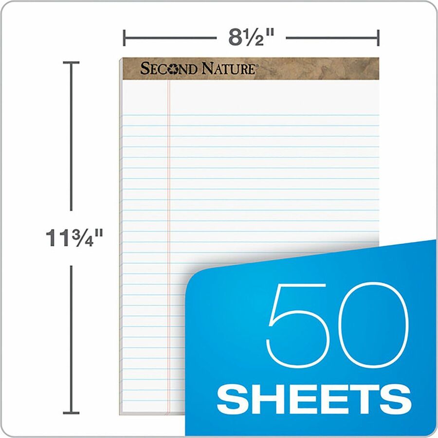 Legal Pads - Notepad Binding, 100 sheets. 8-1/2 x 11