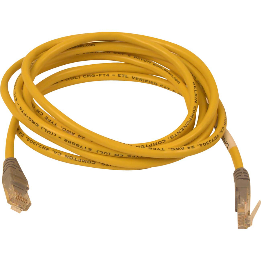 CABLE,CAT5E,UTP,RJ45M/M,3',YLW