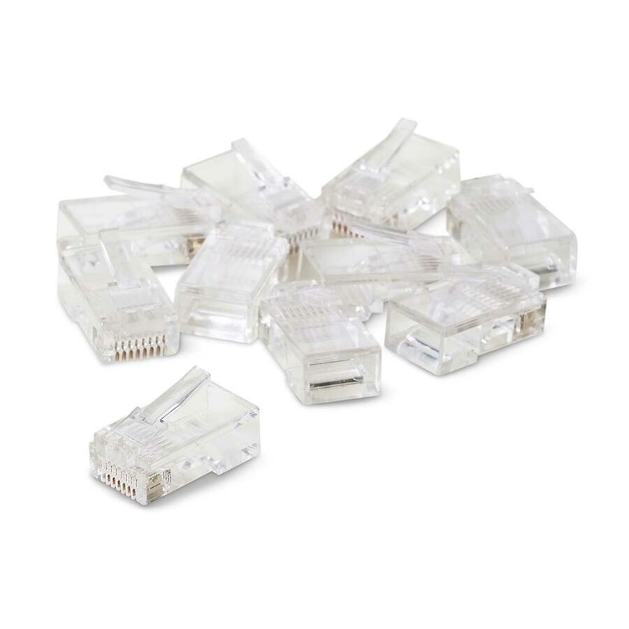 RJ45 PLUG FOR ROUND CABLE 10 PACK