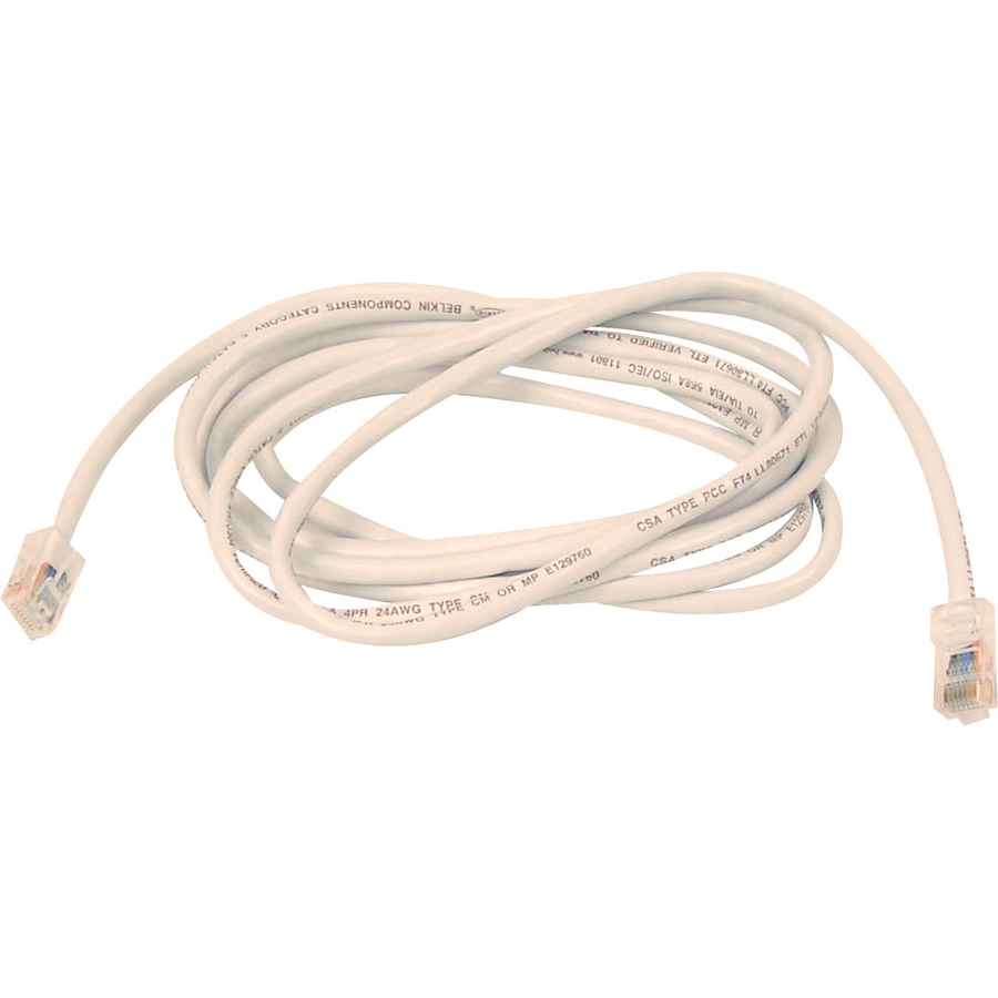 14FT CAT5E WHITE PATCH CORD
