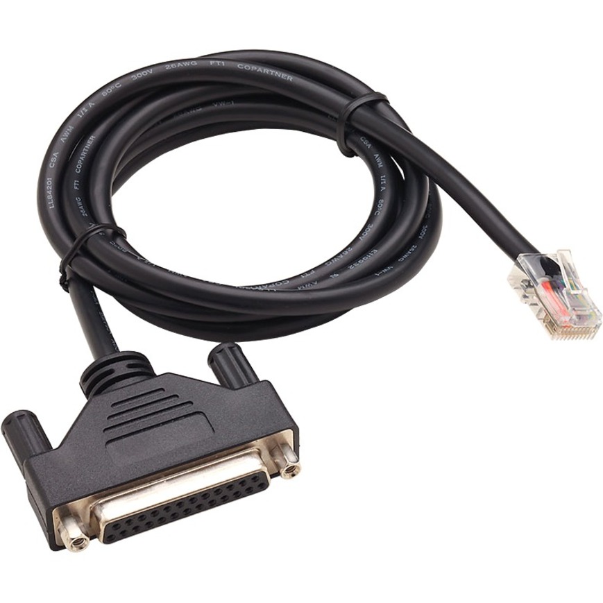 DIGI 48INCH RJ-45/DB-25F STRAIGHT CABLE (10 PIN) -- REPLACEMENT FOR 76000198
