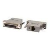 RJ-45(F) TO DB25(F) SERIAL ADAPTER FOR A MALE DB25 SERIAL PORT