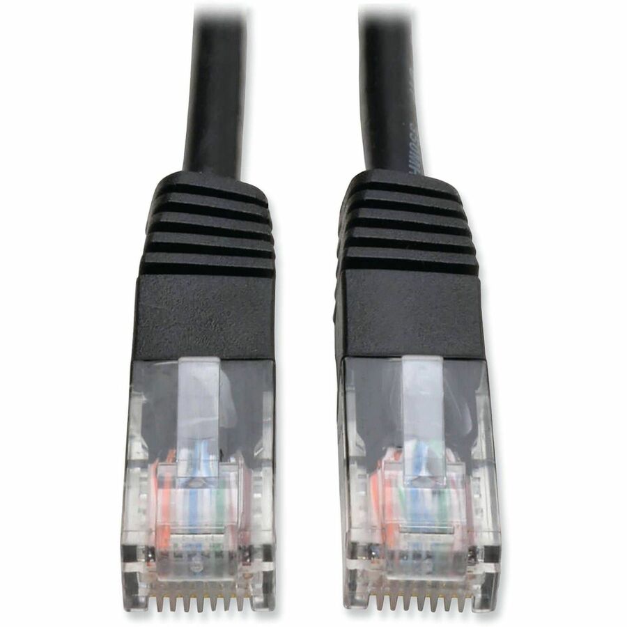10' Cat5E Patch Cable Black
