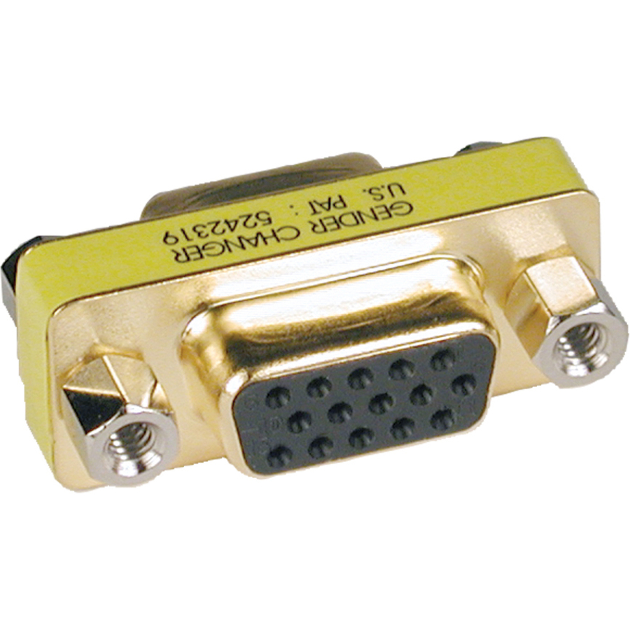 EATON TRIPP LITE SERIES COMPACT/SLIMLINE VGA VIDEO COUPLER GENDER CHANGER (HD15