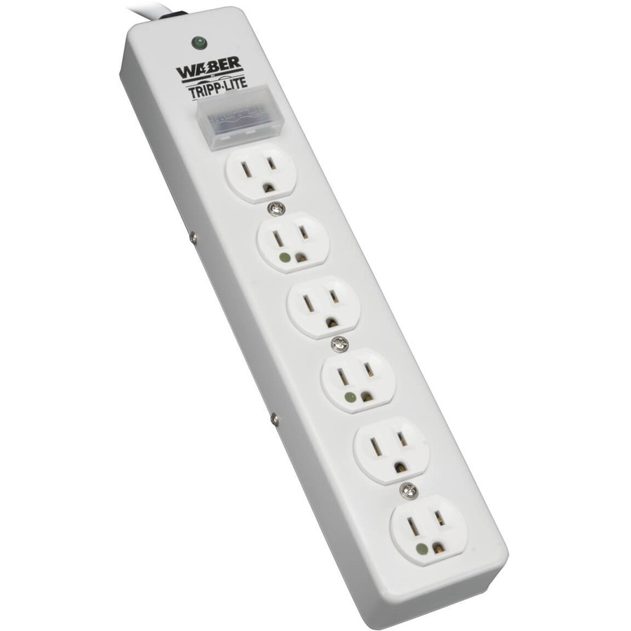 EATON TRIPP LITE SERIES HOSPITAL-GRADE SURGE PROTECTOR WITH 6 HOSPITAL-GRADE OUT